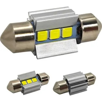 Autožárovka c3W LED žárovka SV8.5 12-24V CANBUS 31mm 320lm motoLEDy 1329