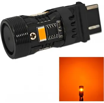 Autožárovka LED žárovka 3156 P27W 12V bez závady oranžová Novinka motoLEDy 1248