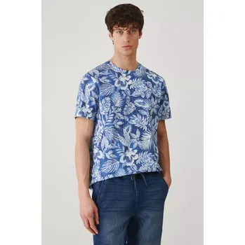 Bavlněné tričko Medicine pánské, tmavomodrá barva RS25.TSM073 59A, vel. S