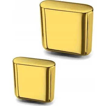 Nábytkové kování Nábytková úchytka Estamp zlatá lesklá 27x11 mm Fave 8172.100