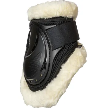 Vybavení pro koně BACK ON TRACK Kamaše zadní AirFlow Back on Track, s beránkem, pár, černé PONY