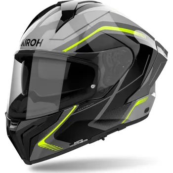 Helma na motorku Přilba MATRYX Wide, AIROH (žlutá lesklá) 2026 (Velikost: L)