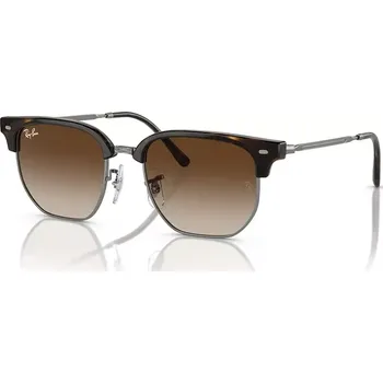 Dětské sluneční brýle Ray-Ban NEW CLUBMASTER hnědá barva, 0RJ9116S 88X, vel. 47