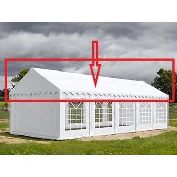 Zahradní altán PVC Střešní plachta 4x10m barva Modro-bílá