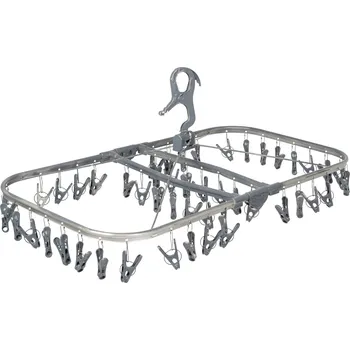 Sušák na prádlo Sušák na prádlo Bo-Camp Drying carousel foldable 48 Barva: šedá