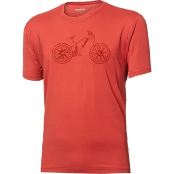 Pánské oblečení triko krátké pánské Progress WABI MTB terakota
