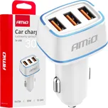 Autonabíječka 3x USB 30W 12-24V | AMiO