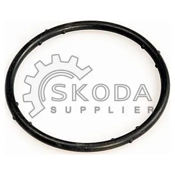 Chladič motoru Těsnění, příruba chladiva ŠKODA Original OEM 037121688