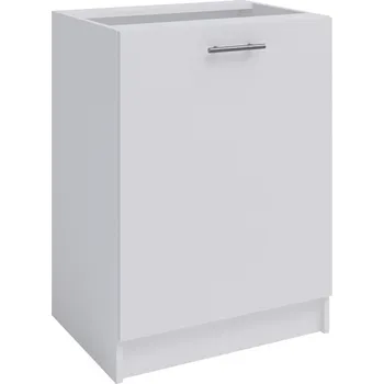 Obývací stěna Dolní skříňka, bílá, levá, FABIANA S - 60