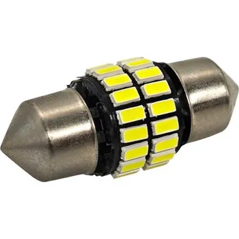 Autožárovka c3W LED žárovka SV8.5 12V CANBUS 28mm 250lm motoLEDy 1314