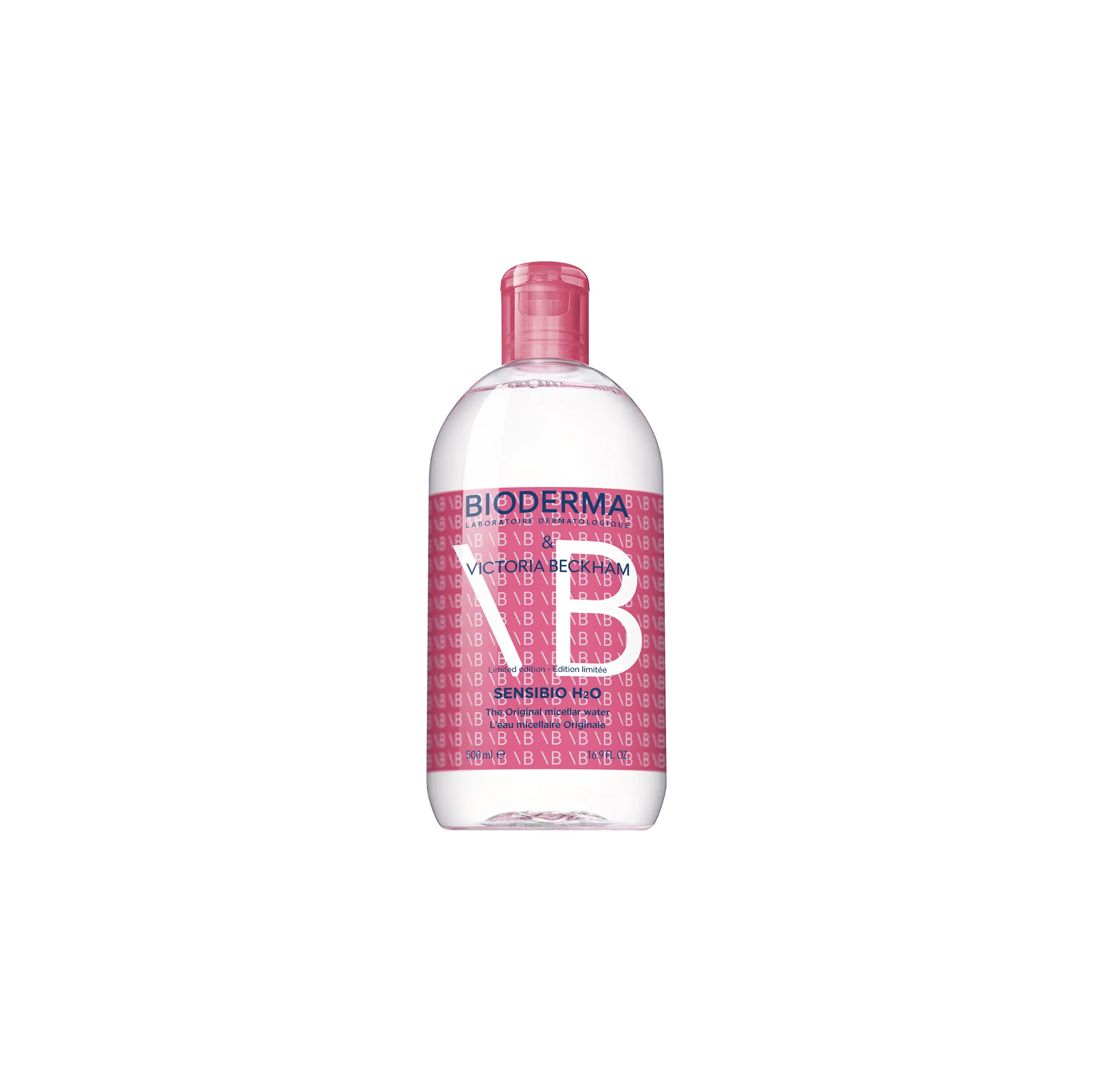 Fotografie 1 - Micelární voda Bioderma Sensibio H2O micelární voda 500 ml Victoria Beckham limitovaná edice
