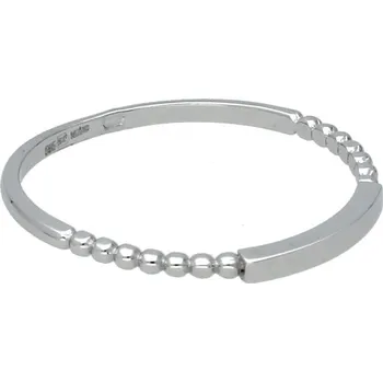 Prsten Goldstore Jemný prsten lesklý v bílém zlatě Velikost: 54, Váha: 0.70 g