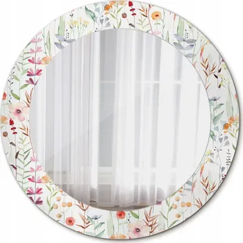 Zrcadlo Moderní Zrcadlo do Koupelny Divoké květiny 60cm
