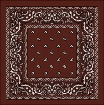 Woodrow Bandana šátek - Hnědá