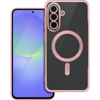 Pouzdro na mobilní telefon Electro MAG pouzdro / kryt s MagSafe / Samsung Galaxy A36 5G clear / rose-gold