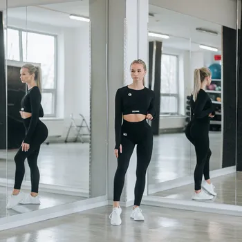 Dámské legíny Czech Virus Černé legíny s vysokým pasem Dámské Velikost M