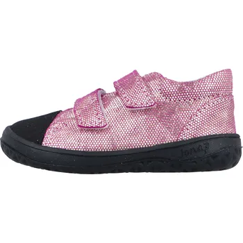 Dětská treková obuv Jonap B16 růžová hadí lesk SLIM Velikost: 24