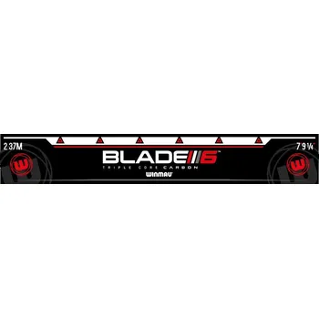 Samolepící čára odhozu Winmau Blade 6 design