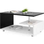 Deuba Konferenční stolek Orlando 95x55x50 cm - bílá/černá