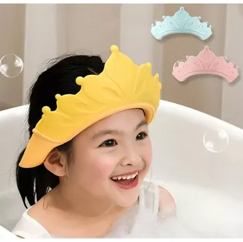 Čepice Dětská sprchovací čepice - KORUNA - ŽLUTÁ (Značka: FUNUPUP)