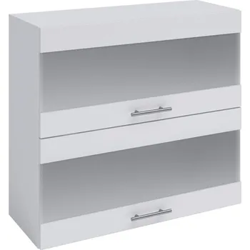 Obývací stěna Horní skříňka, bílá, FABIANA W - 80K2S