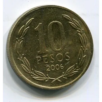 CHILE. 10 pesos 2006.