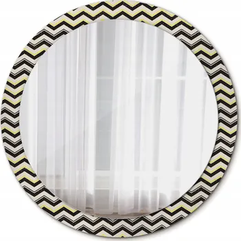 Zrcadlo Moderní zrcadlo na zeď s cikcak vzorem 90