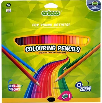 Pastelka Sada 60 trojúhelníkových Pastelky pastelky ks