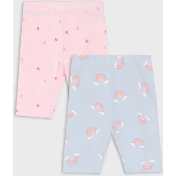 Dívčí spodní prádlo Sinsay - Sada 2 legín - vícebarevná - 480EJ-MLC - 480EJ-MLC-140