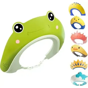 Pokrývka hlavy Dětská sprchovací čepice - ŽÁBA - ZELENÁ (Značka: EFFSUBIEL)