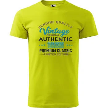 Pánské oblečení Pánské tričko Original vintage Velikost: M, Barva trička: Limetková