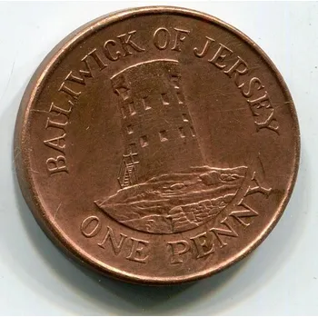 JERSEY. 1 penny 1998.
