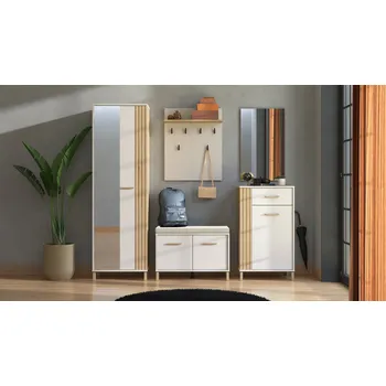 Předsíňová stěna Sestava předsíňová dub artisan/cashmere BELFORT