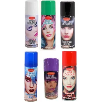 Barva ve spreji KOLOROVACÍ SPREJ Lak na vlasy 125ml 6 kusů barva ve spreji Hair Spray