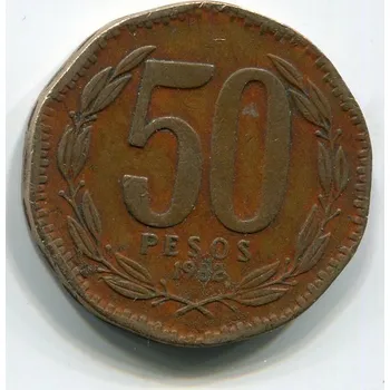 CHILE. 50 pesos 1982.