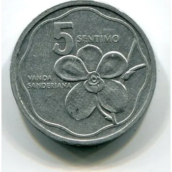 FILIPÍNY. 5 sentimo 1983. KM-239