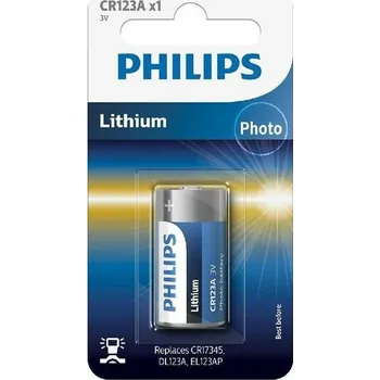 Článková baterie Philips lithiová baterie Photo CR123A 1ks blistr