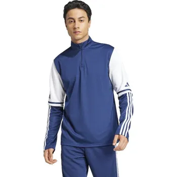 Pánská mikina Tréninková mikina Adidas SQUADRA 25 TOP krátký 1/4 zip tm.modro bílá Velikost: 3XL