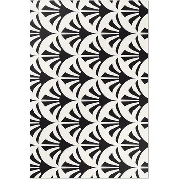 Koberec Moderní vinylový Koberec do bytu, monochromatický pravidelný vzor, 60x90 cm