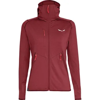 Dámská mikina Salewa Agner Hybrid PL/DST Hooded Jacket W syrah melange - S