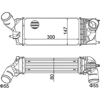 Chladič motoru Chladič turba HART 630 295