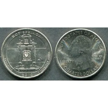 USA. 1/4 dollar 2010/P. Hot Springs.