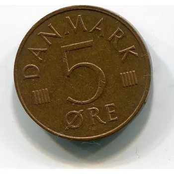 DÁNSKO. 5 öre 1975.