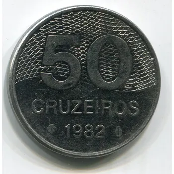 BRAZÍLIE. 50 cruzeiros 1982.