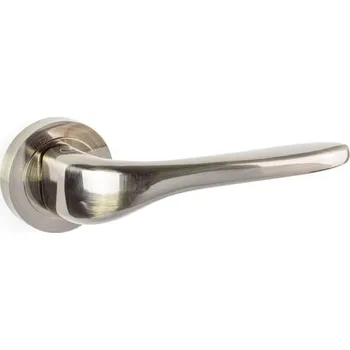 Dveřní kování Interex design Rozetová rukojeť ROXA / Mosazná patina Bez rozety /BSR/