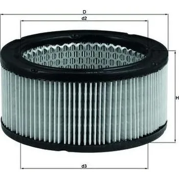Vzduchový filtr Vzduchový filtr KNECHT LX 213
