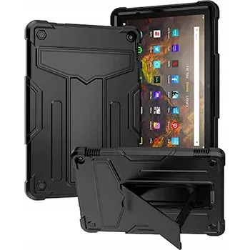 Pouzdro na mobilní telefon Pouzdro pro Amazon Fire HD 10, Odolné, s Podstavcem, Černé