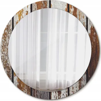 Zrcadlo Zrcadlo do koupelny Tmavé dřevo vintage 90 cm