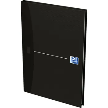 Zápisník Oxford, Záznamní kniha Smart Black, A5, 96 listů, linkovaný, černá