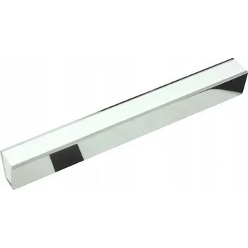 Nábytkové kování Klasická Nábytková Úchytka Rozteč 128 MM CHROM BÍLÁ